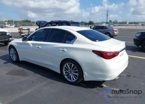 2021 Infiniti Q50 Luxe z USA, uszkodzony, nr VIN JN1EV7BP3MM703264